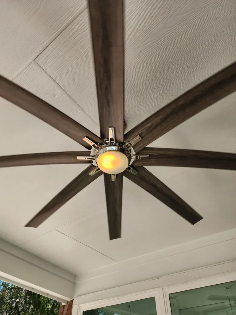 Ceiling fan installation