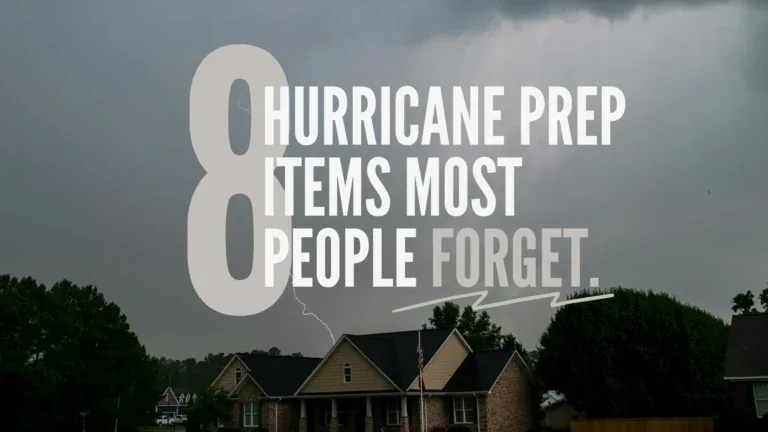 8 Overlooked Hurricane Prep Items You’ll Be Glad You Packed