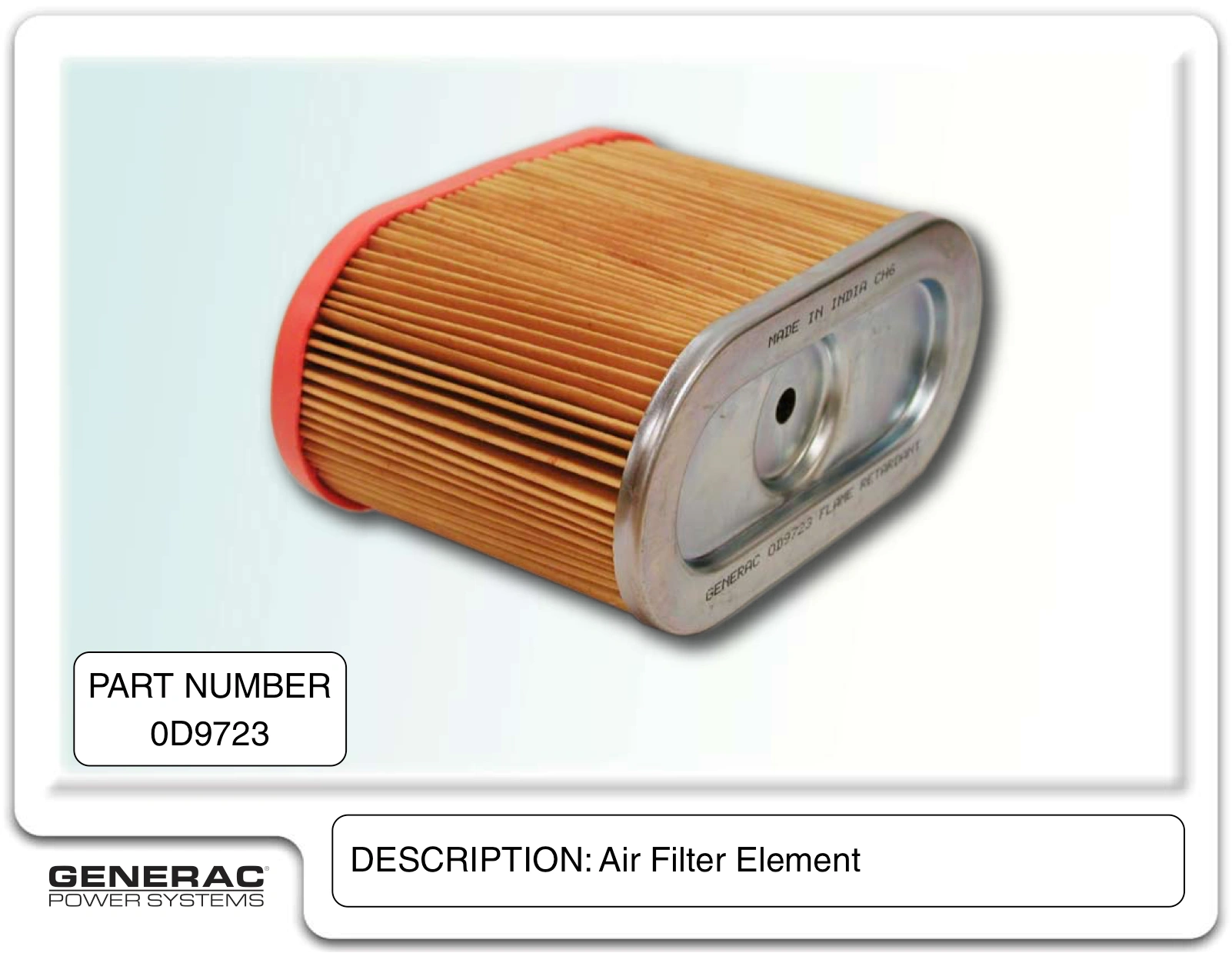 Generac Air Filter Element (GEN-0D9732S) - Image 2