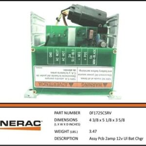 PCB 2AMP 12V UL BATTERY CHARGER GEN-0F1725CSRV