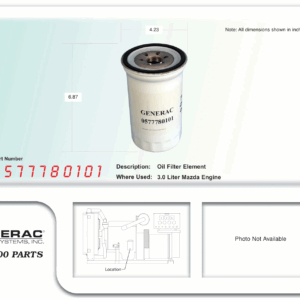 OIL FILTER ELEMENT GEN-0577780101