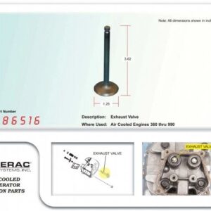 EXHAUST VALVE GEN-086516