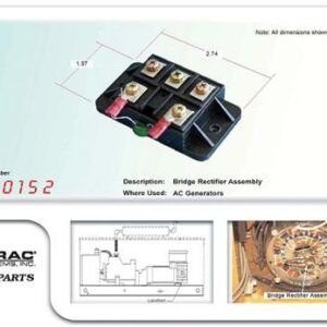 BRIDGE RECTIFIER ASSEMBLY GEN-090152