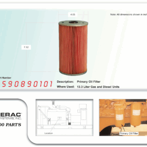 PRIME OIL FILTER GEN-0590890101