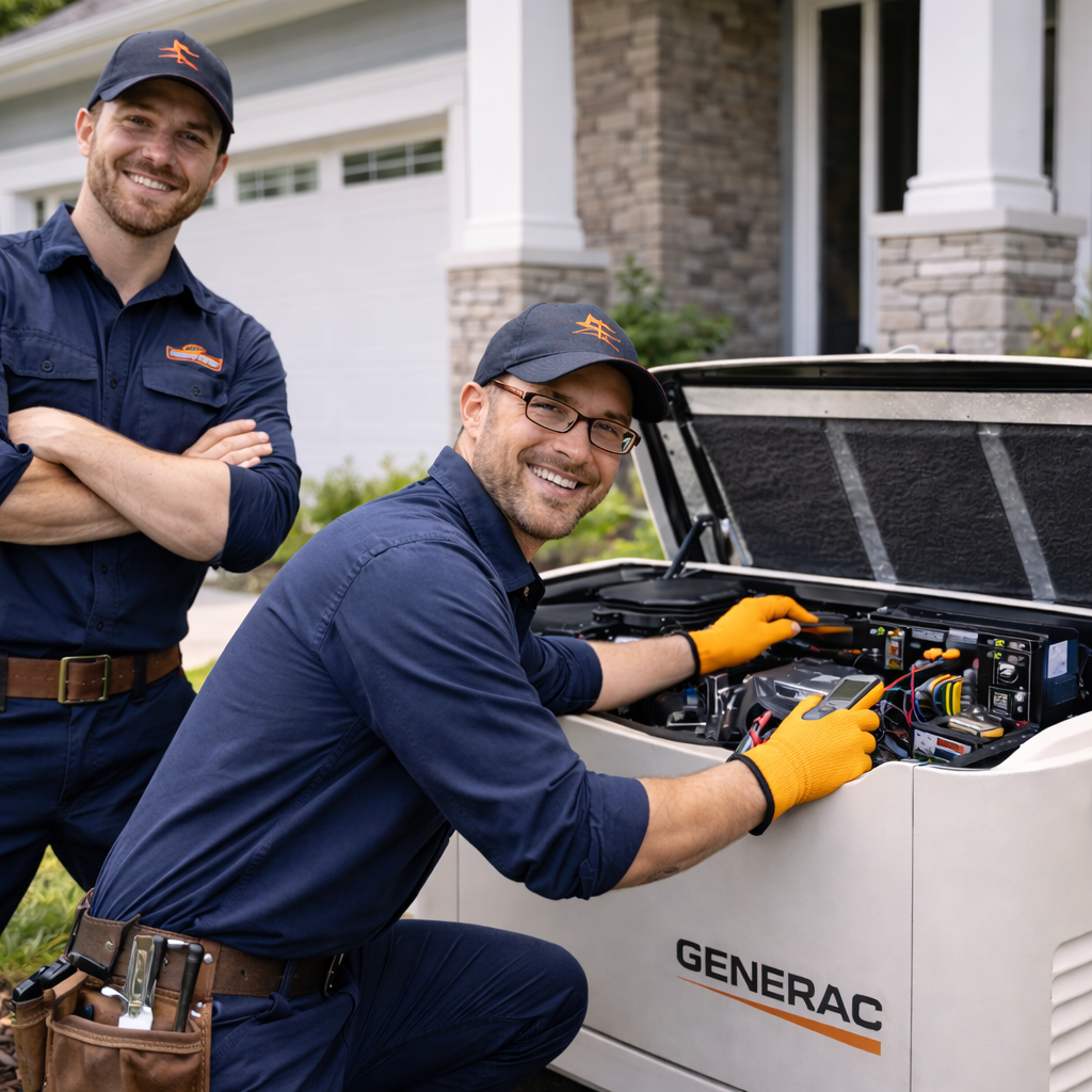 Generator Installation in Oak Ridge North